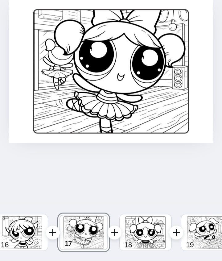 Livro para colorir The Powerpuff Girls
