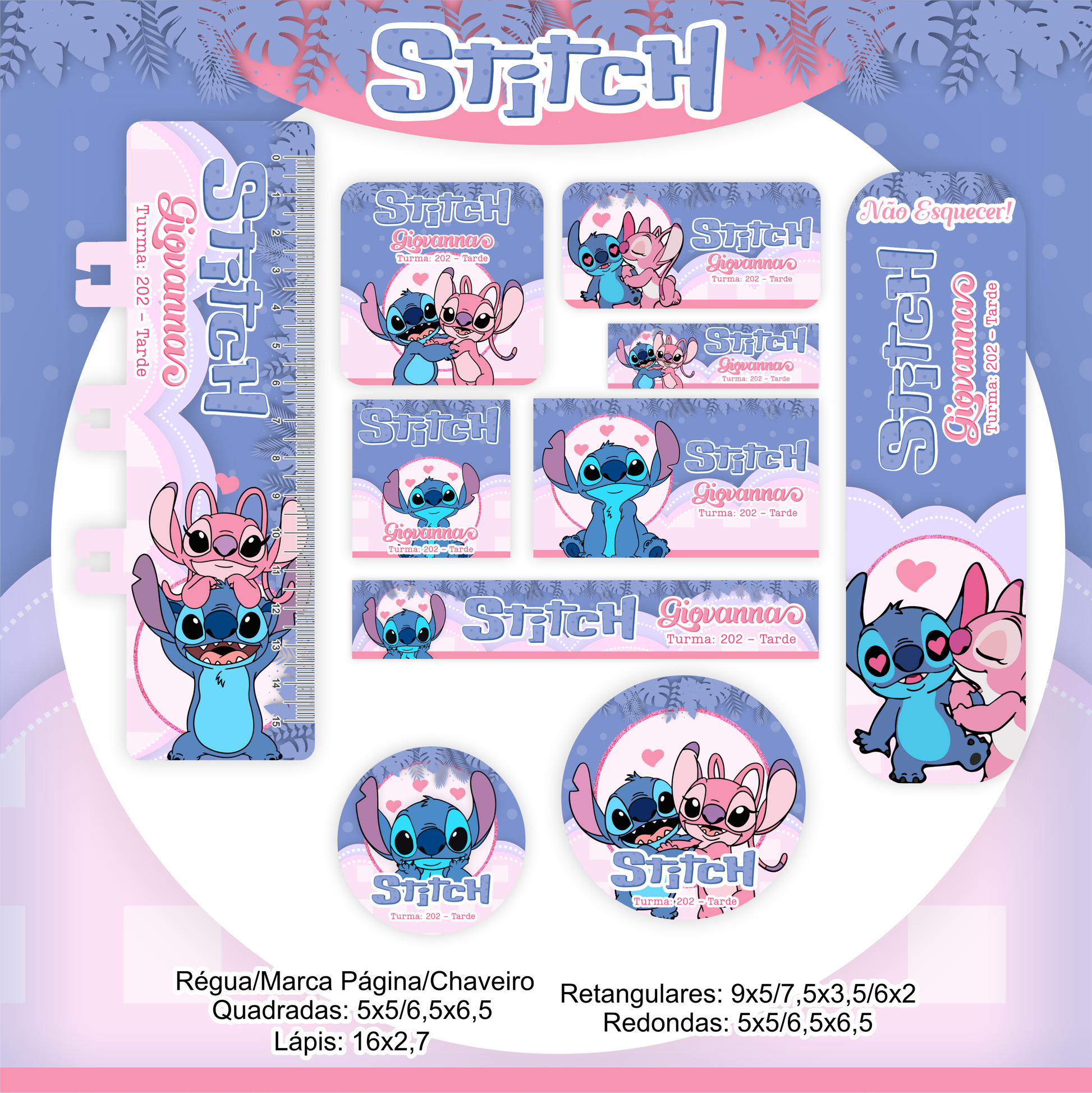 Kit volta as aulas Stitch