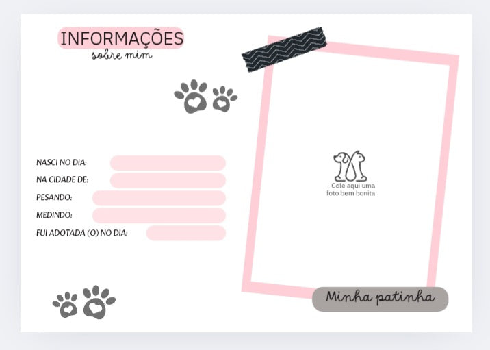 Livro do meu pet