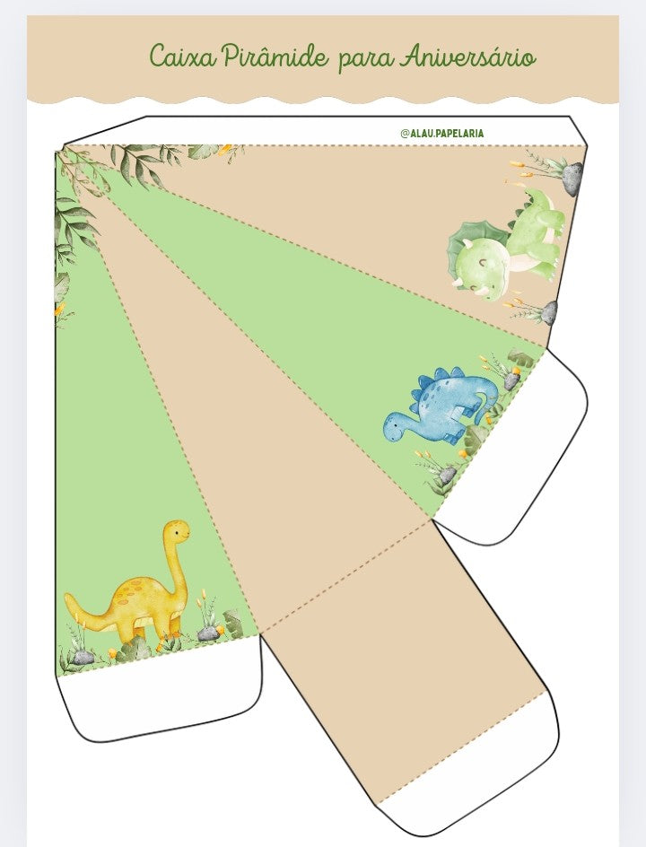 Kit Digital Dinossauro baby