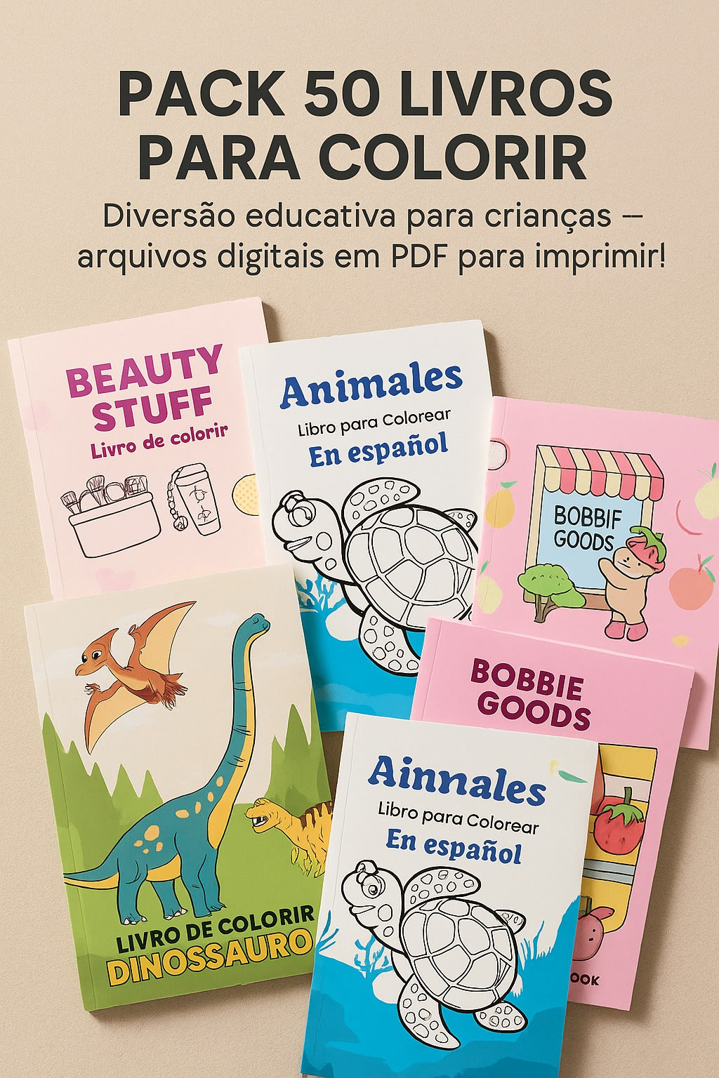 +50 livros para Colorir