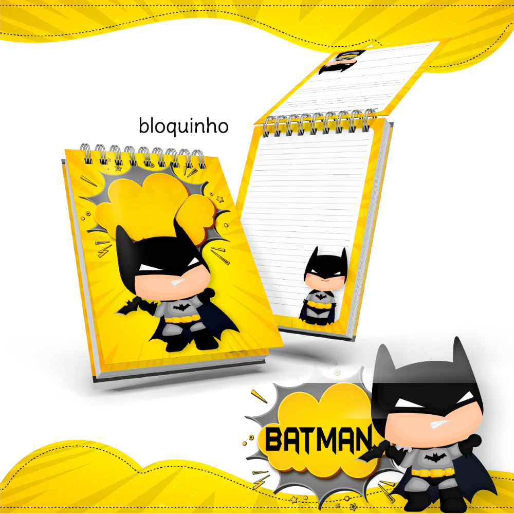 Kit digital escolar Batman